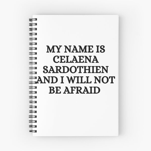 Item preview, My name is Celaena Sardothien and I will not be afraid designed and sold by Orchouk.