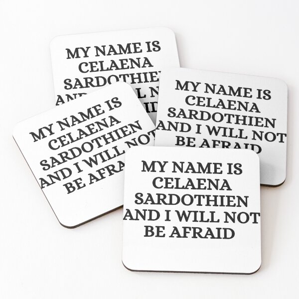 Item preview, My name is Celaena Sardothien and I will not be afraid designed and sold by Orchouk.