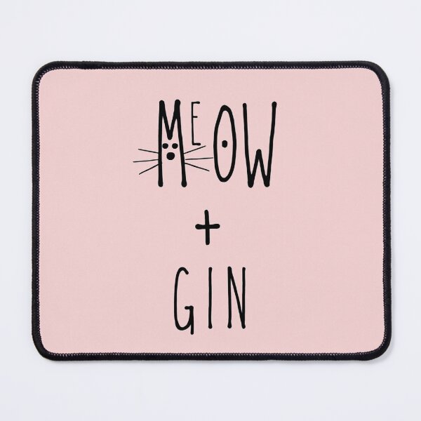 Item preview, Gin and Meow designed and sold by Doodlehub.