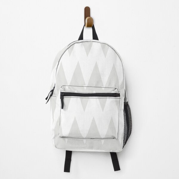 Item preview, Pale Gray and White Zig Zag Line Stripe Pattern Pairs 2022 Trending Color Swiss Meringue DEHW04 designed and sold by ColorOfTheYears.