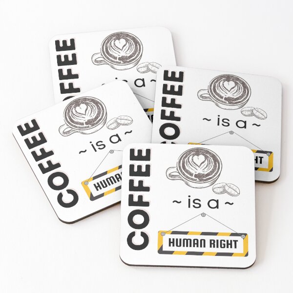 Item preview, Coffee is a human right designed and sold by Udecide Store.
