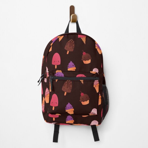 Item preview, Ice cream pattern design medium size dark brown designed and sold by Bianca Brownish.