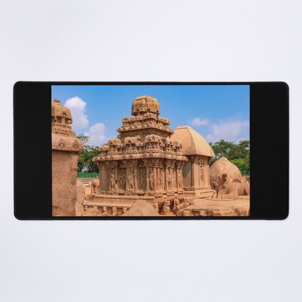 Item preview, Mahabalipuram, India - Pallava 7th Century Arjuna Ratha, Single Granite Rock designed and sold by Mano Chandra Dhas.