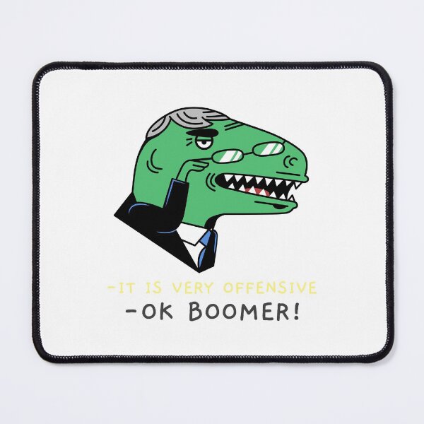 Item preview, Ok Boomer - Funny Dinosaur Design designed and sold by TheHillSpruce.