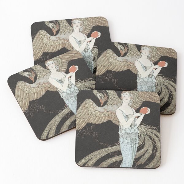 Item preview, A phoenix rises from the ashes - 1920 fashion print designed and sold by ZinZoe.