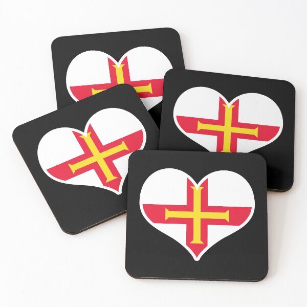 Item preview, Guernsey Flag Heart designed and sold by PKHalford.