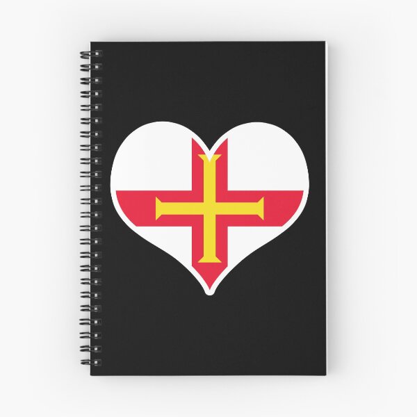 Item preview, Guernsey Flag Heart designed and sold by PKHalford.