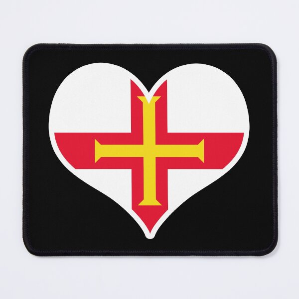 Item preview, Guernsey Flag Heart designed and sold by PKHalford.