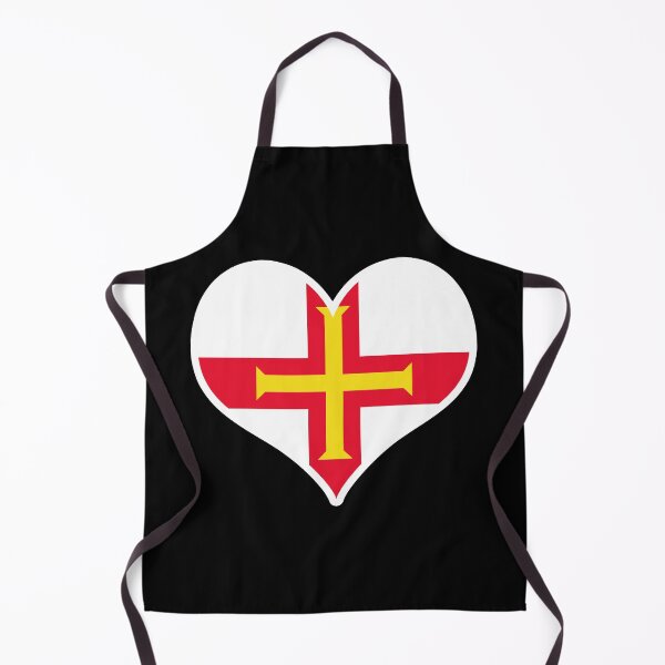 Item preview, Guernsey Flag Heart designed and sold by PKHalford.