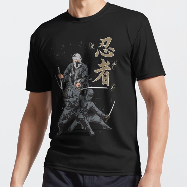 Japanese Ninja T-shirt, Graphic Art Shirt, Shinobi Shirt, Ninja