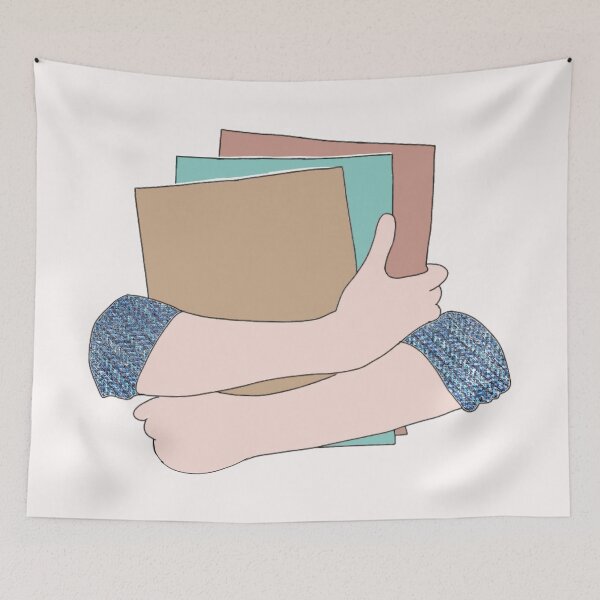 Item preview, Hands Embracing Books - Hands Holding Books designed and sold by Mrs-PenLine.