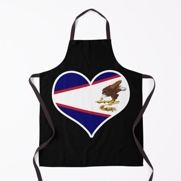 Item preview, American Samoa Flag Heart designed and sold by PKHalford.