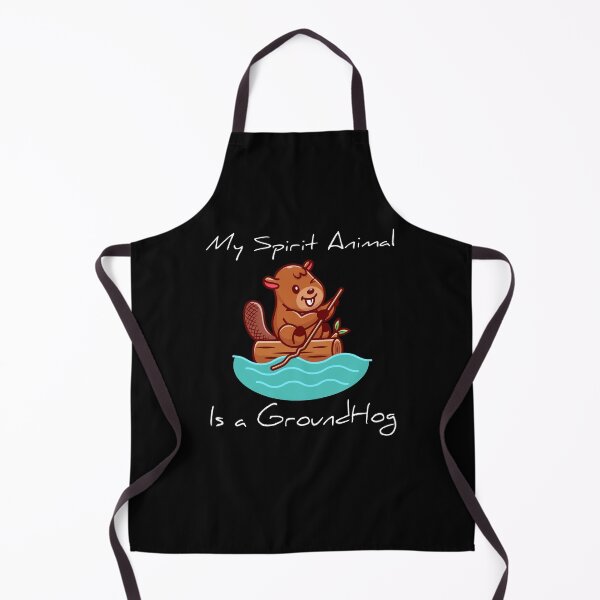 Item preview, GroundHog is my spirit animal - funny retro groundhog day Gift idea for groundhog lovers designed and sold by Yonshop.