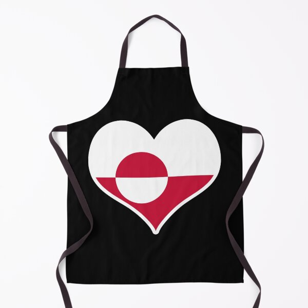 Item preview, Greenland Flag Heart designed and sold by PKHalford.