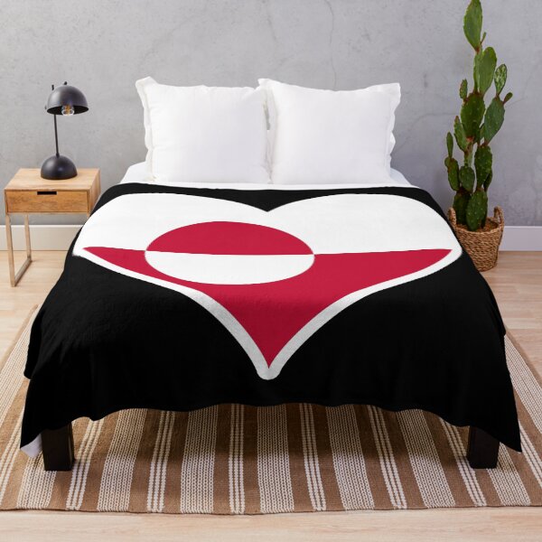 Item preview, Greenland Flag Heart designed and sold by PKHalford.
