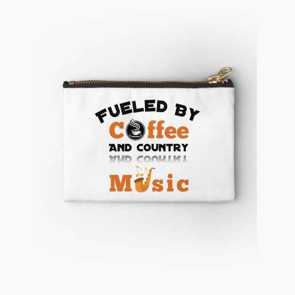 Item preview, Fueled By Coffee And Country Music - funny coffee quotes designed and sold by Delandor.