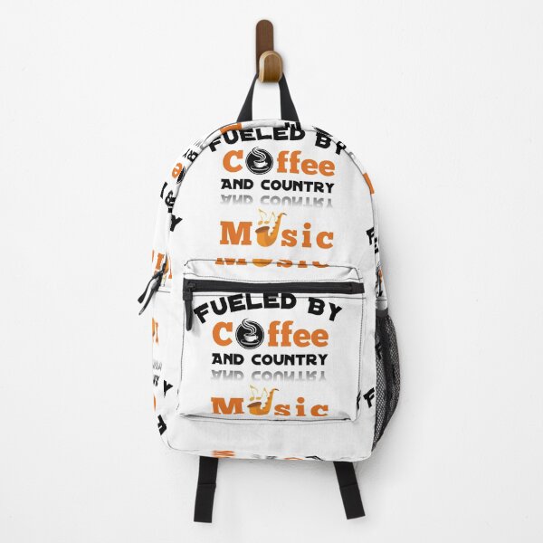 Item preview, Fueled By Coffee And Country Music - funny coffee quotes designed and sold by Delandor.
