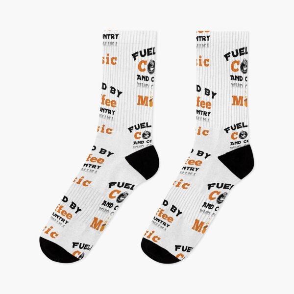 Item preview, Fueled By Coffee And Country Music - funny coffee quotes designed and sold by Delandor.