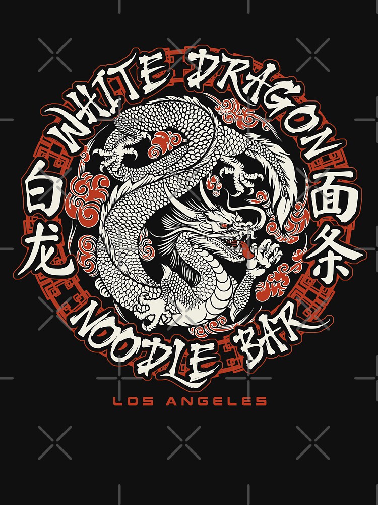 WHITE DRAGON NOODLE BAR - SOFT JERSEY T-SHIRT