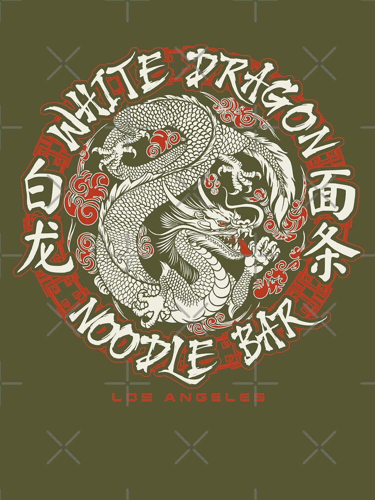 WHITE DRAGON NOODLE BAR - SOFT JERSEY T-SHIRT