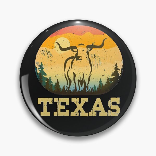 Item preview, Texas State Pride Long Horn Cattle Retro Sunset designed and sold by checkertonetees.