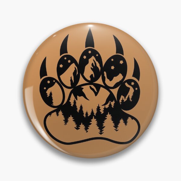 Item preview, Mountain Bear Claw - Bear Paw Print - Mountain Climbing - Nature Lover - Outdoorsy Hiking  designed and sold by ArtbyPau.
