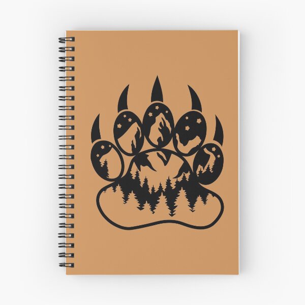 Item preview, Mountain Bear Claw - Bear Paw Print - Mountain Climbing - Nature Lover - Outdoorsy Hiking  designed and sold by ArtbyPau.