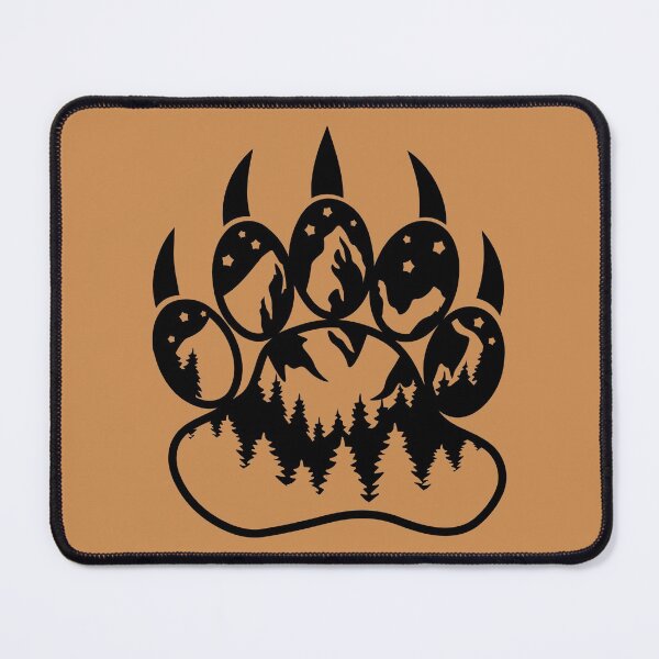 Item preview, Mountain Bear Claw - Bear Paw Print - Mountain Climbing - Nature Lover - Outdoorsy Hiking  designed and sold by ArtbyPau.