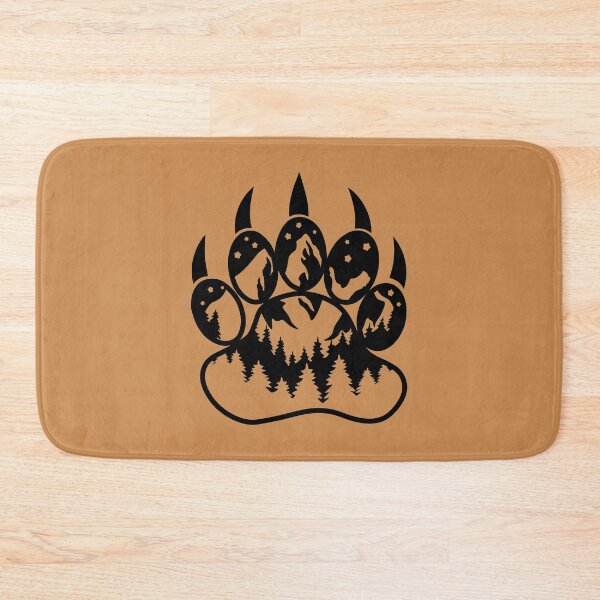 Item preview, Mountain Bear Claw - Bear Paw Print - Mountain Climbing - Nature Lover - Outdoorsy Hiking  designed and sold by ArtbyPau.