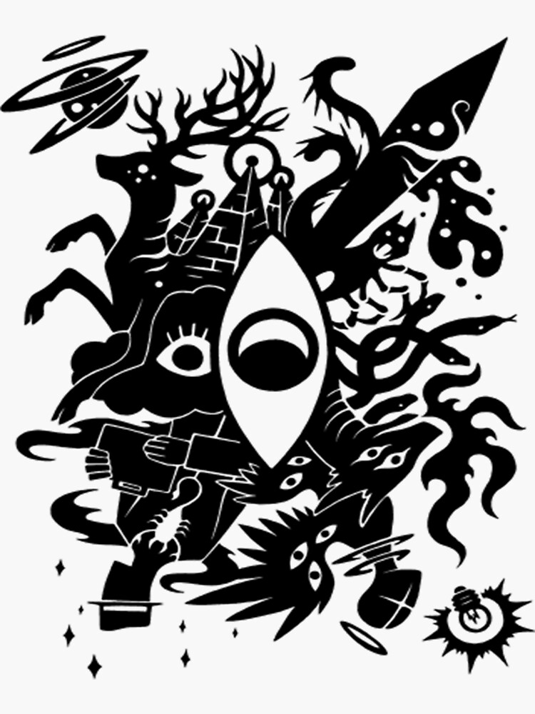 SCP Foundation Monsters  Sticker for Sale by Yu-u-Ta