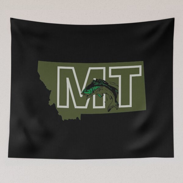Item preview, 406 - MT - Fish Montana designed and sold by Gilby-Designs.