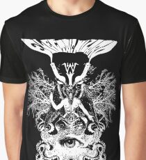 Camiseta gráfica Electric Wizard - Baphomet (White)