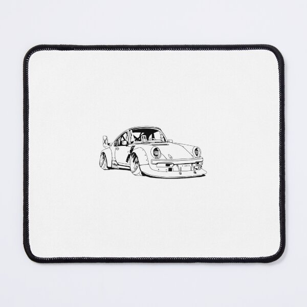 Item preview, Black and white porsche drawing designed and sold by AnthonyVdV.