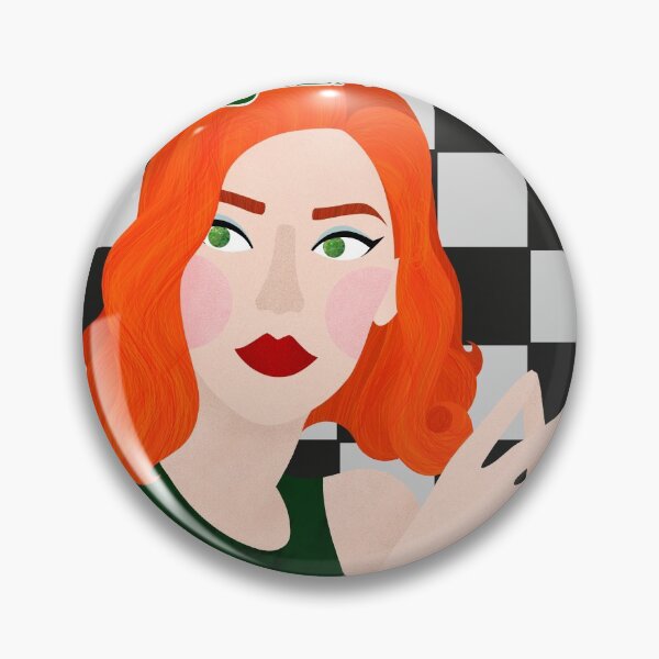 Item preview, Beth Harmon - The Queens Gambit Illustration designed and sold by Illustratebynat.