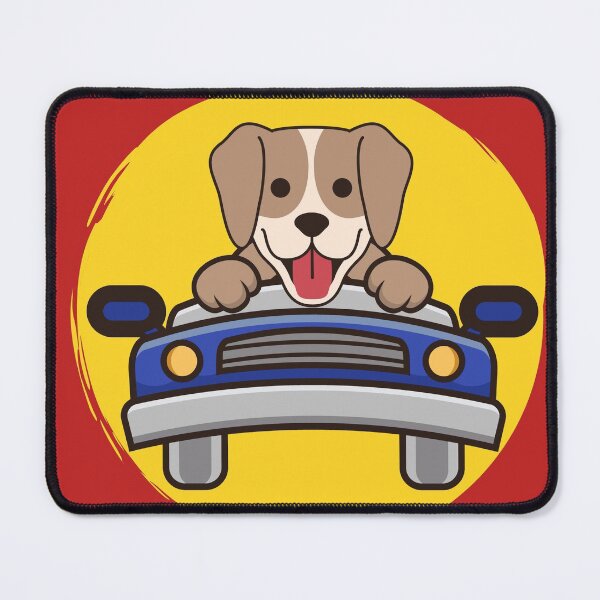 Item preview, Dog Driving a Car designed and sold by SYNTASTIC.