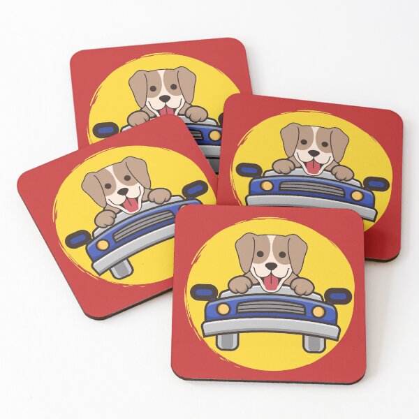Item preview, Dog Driving a Car designed and sold by SYNTASTIC.