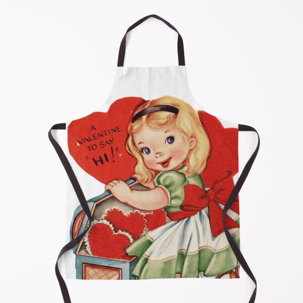 Item preview, Vintage Valentine’s Day with Little Girl designed and sold by Pinkmagenta.