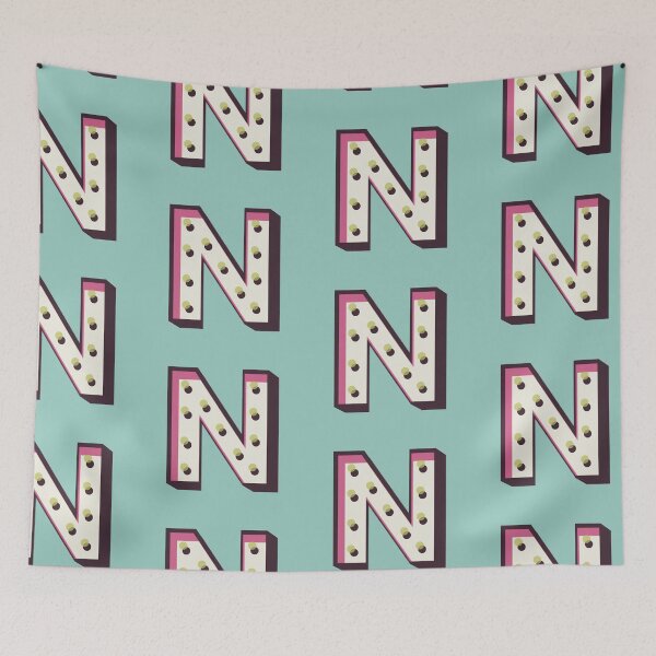 Item preview, Name Letter N designed and sold by Hola Ilustra.