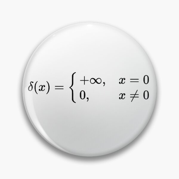 Item preview, Dirac delta function, math and physics basics designed and sold by NoetherSym.