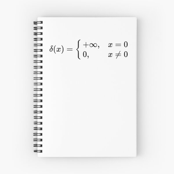 Item preview, Dirac delta function, math and physics basics designed and sold by NoetherSym.