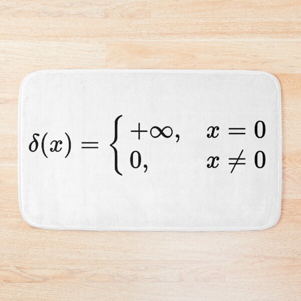 Item preview, Dirac delta function, math and physics basics designed and sold by NoetherSym.