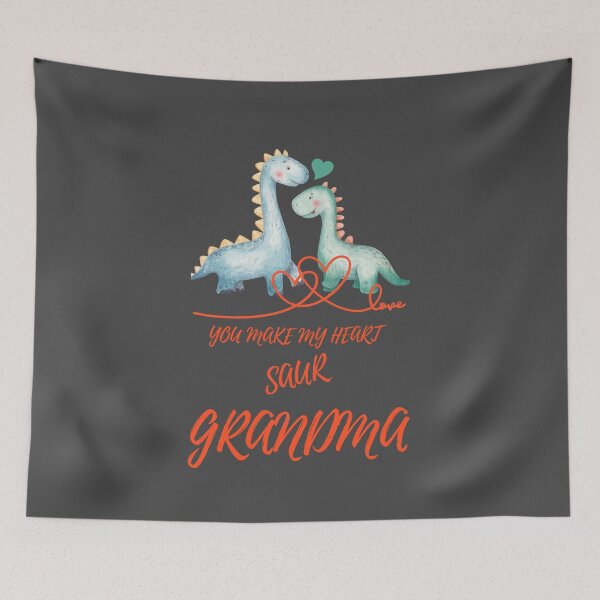 Item preview, You Make My Heart Saur Grandma - Happy Valentines Day designed and sold by MugsAndDuds.