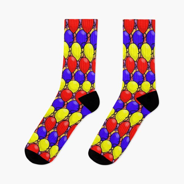 Item preview, Kid's Cartoon Birthday Balloons (Rainbow Colors) designed and sold by Caryn Pinkston.