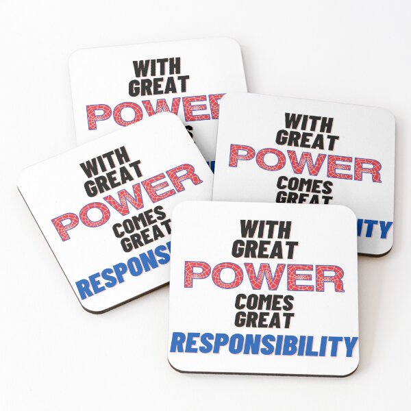 Item preview, With Great POWER Comes Great RESPONSIBILITY designed and sold by Awkward-Ginger.