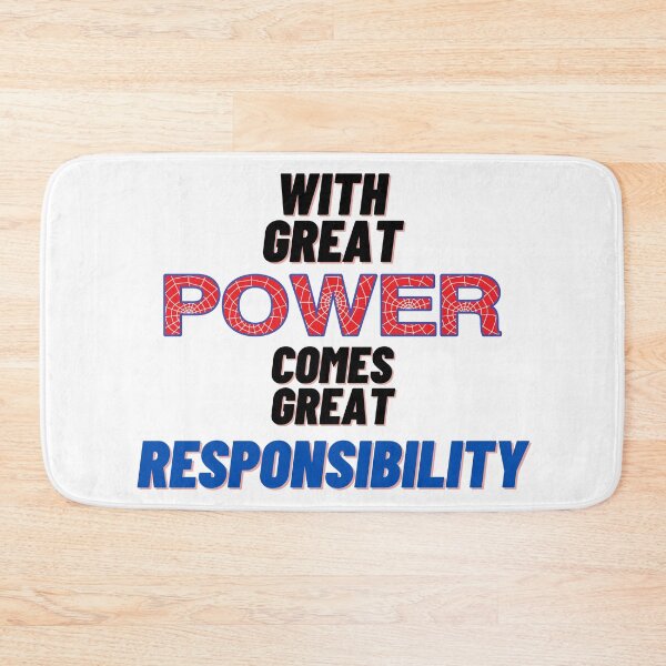 Item preview, With Great POWER Comes Great RESPONSIBILITY designed and sold by Awkward-Ginger.