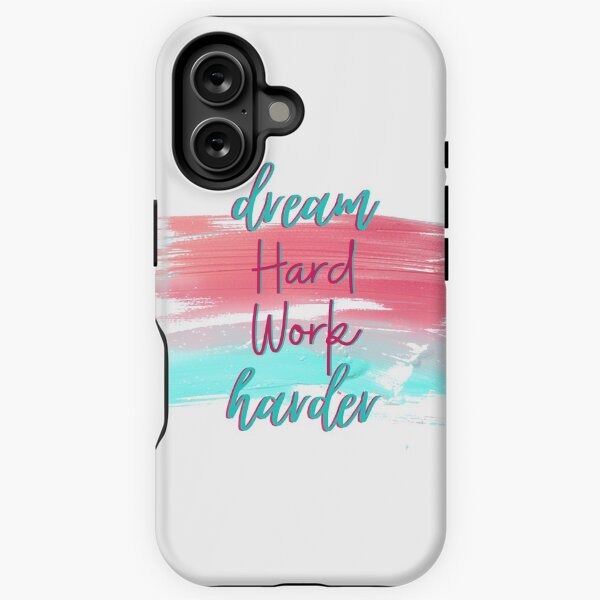 Vista previa del artículo con la obra «soñar DURO TRABAJAR DURO», diseñado y vendido por MyMerch4u.