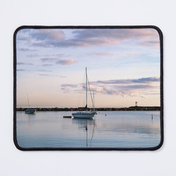 Item preview, Sailboat at anchor at sunset designed and sold by John Gelletta.