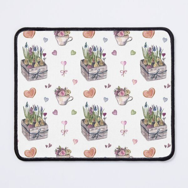 Item preview, Spring Flowers in a Wooden Box designed and sold by Flowersforbear.