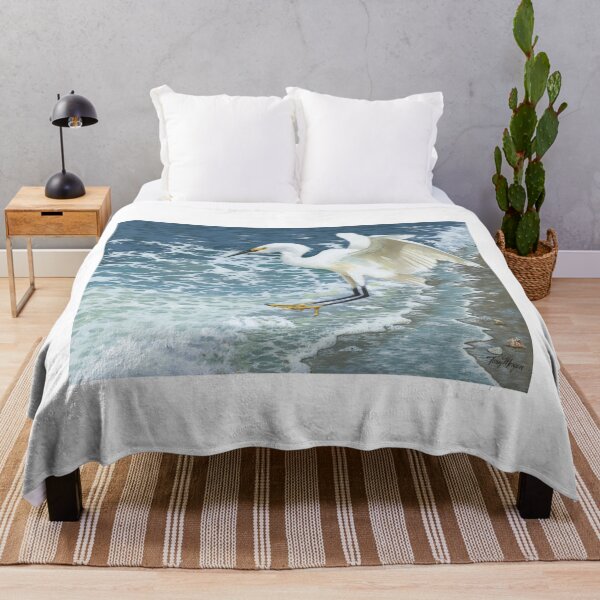 Item preview, snowy egret designed and sold by Tony Morgan.