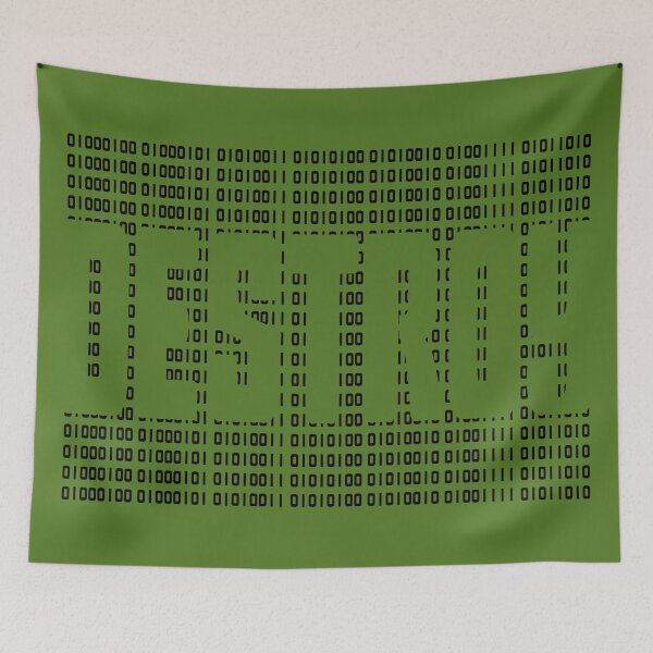 Item preview, DESTROY - BINARY CODE.  ASCII. BLACK. designed and sold by 5hertz.